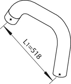DINEX 64763 Exhaust Pipe